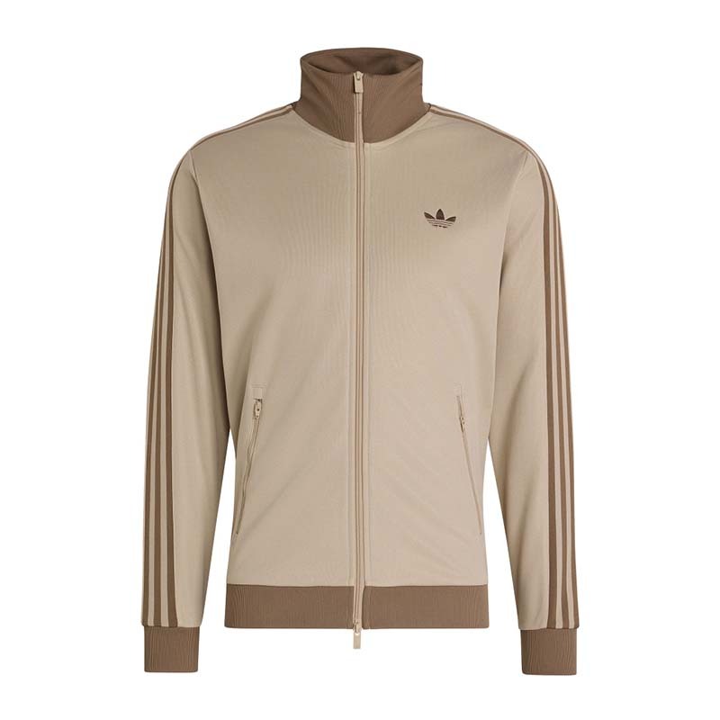 ADIDAS BECKENBAUER 休閒 拉鍊 運動外套 米色 KT5044 [國內代購]