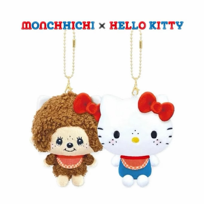 🇯🇵蒙奇奇 X KITTY貼貼吊飾😙💗(現貨)