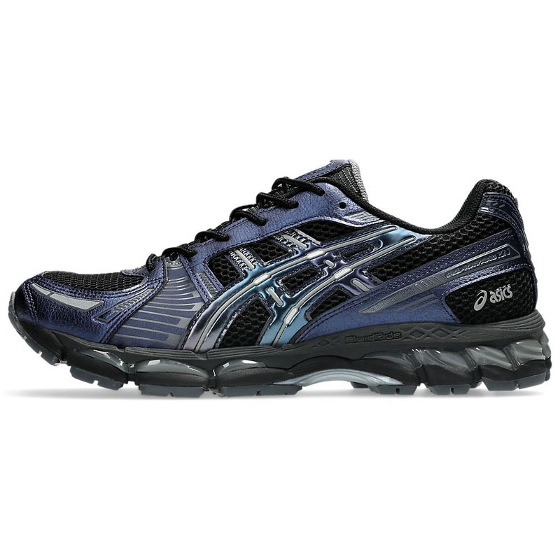 （門市現貨）亞瑟膠科技 ASICS GEL-KAYANO 12.1 'Black' 黑藍 金屬藍  休閒跑鞋【1203A759-003】