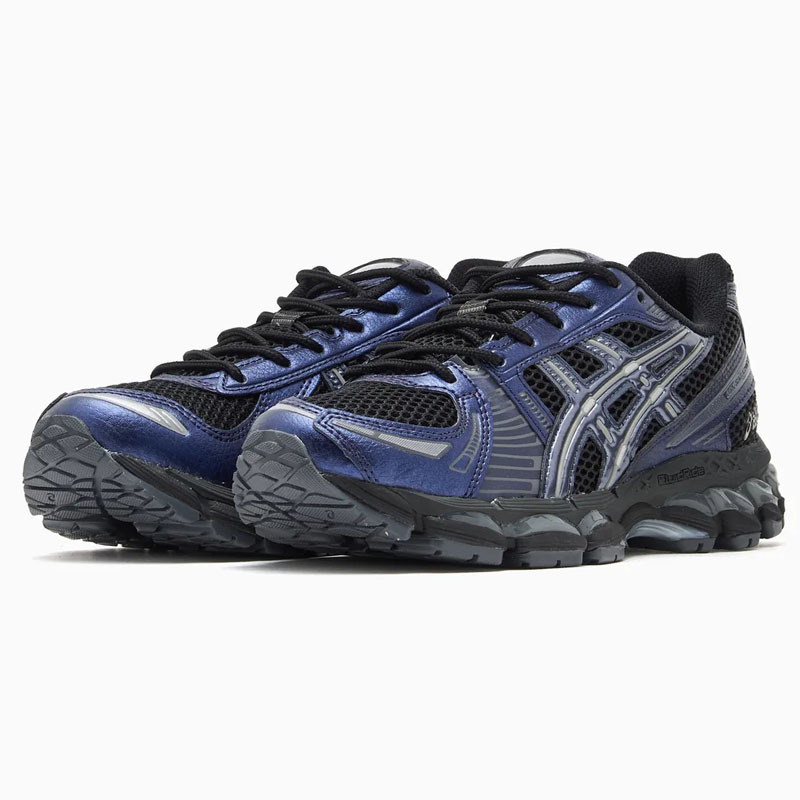 （門市現貨）亞瑟膠科技 ASICS GEL-KAYANO 12.1 'Black' 黑藍 金屬藍  休閒跑鞋【1203A759-003】