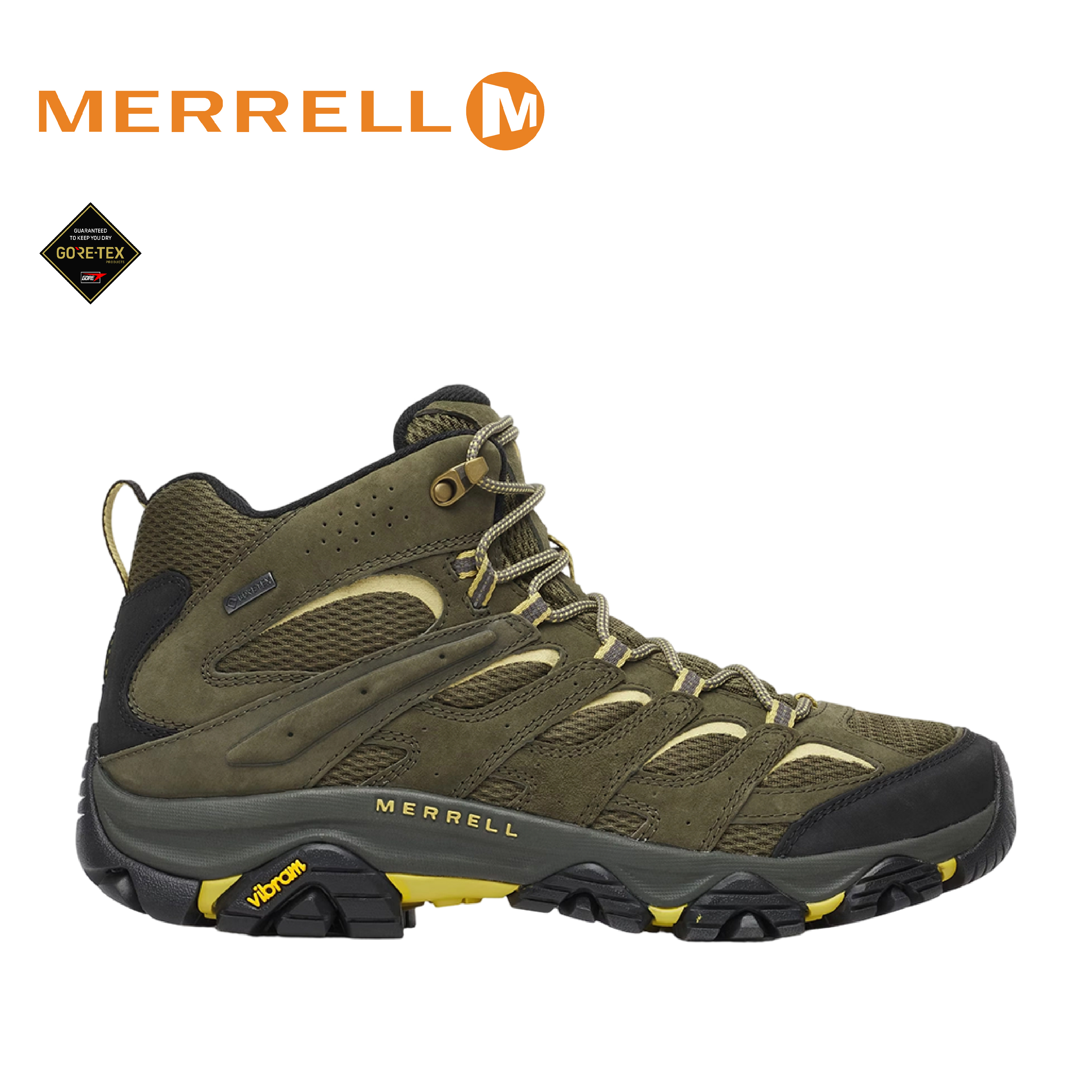 MERRELL 美國 MOAB 3 MID GTX 男款 (橄欖綠色) 33ML005414