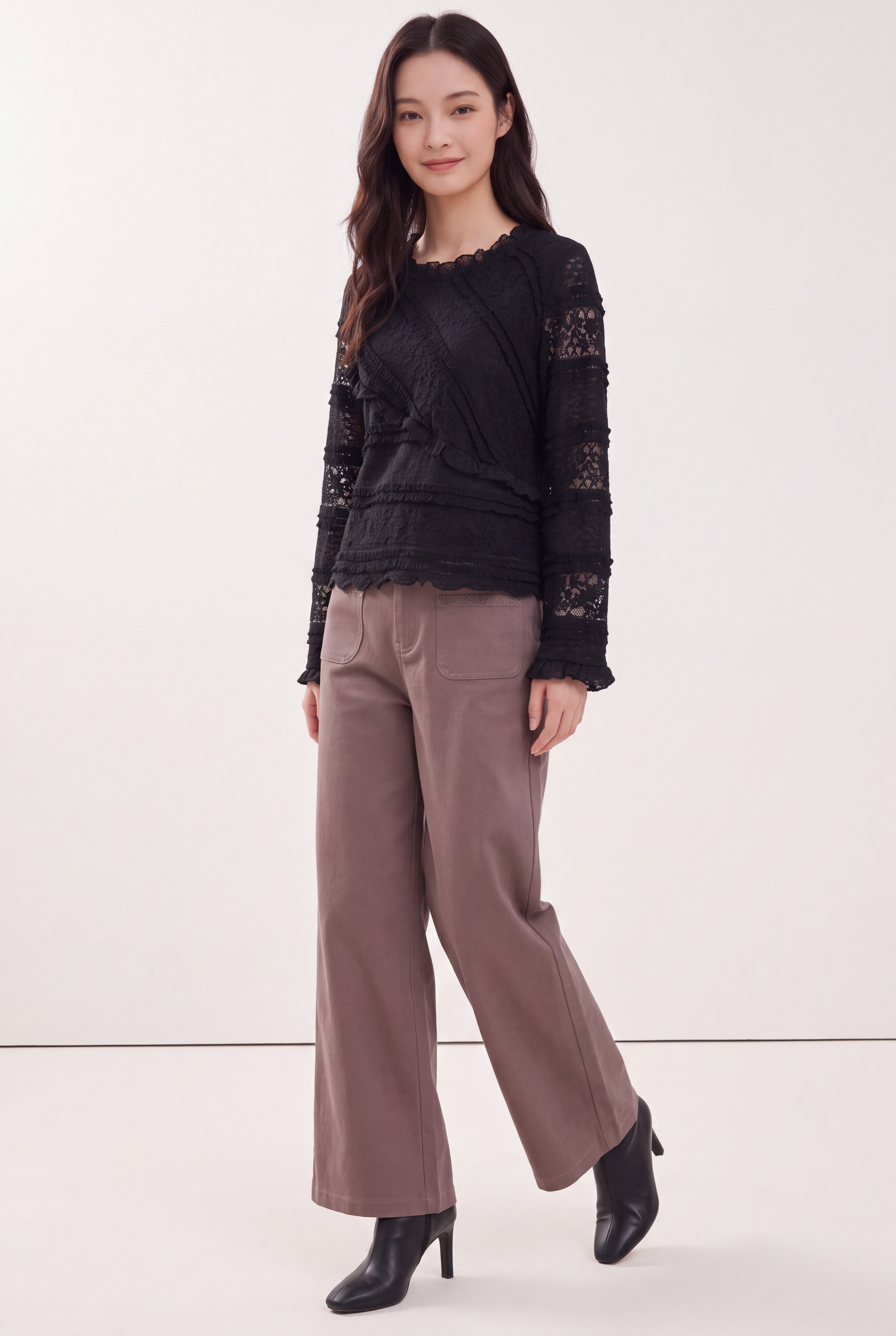 Structured Pocket Pants PT0522