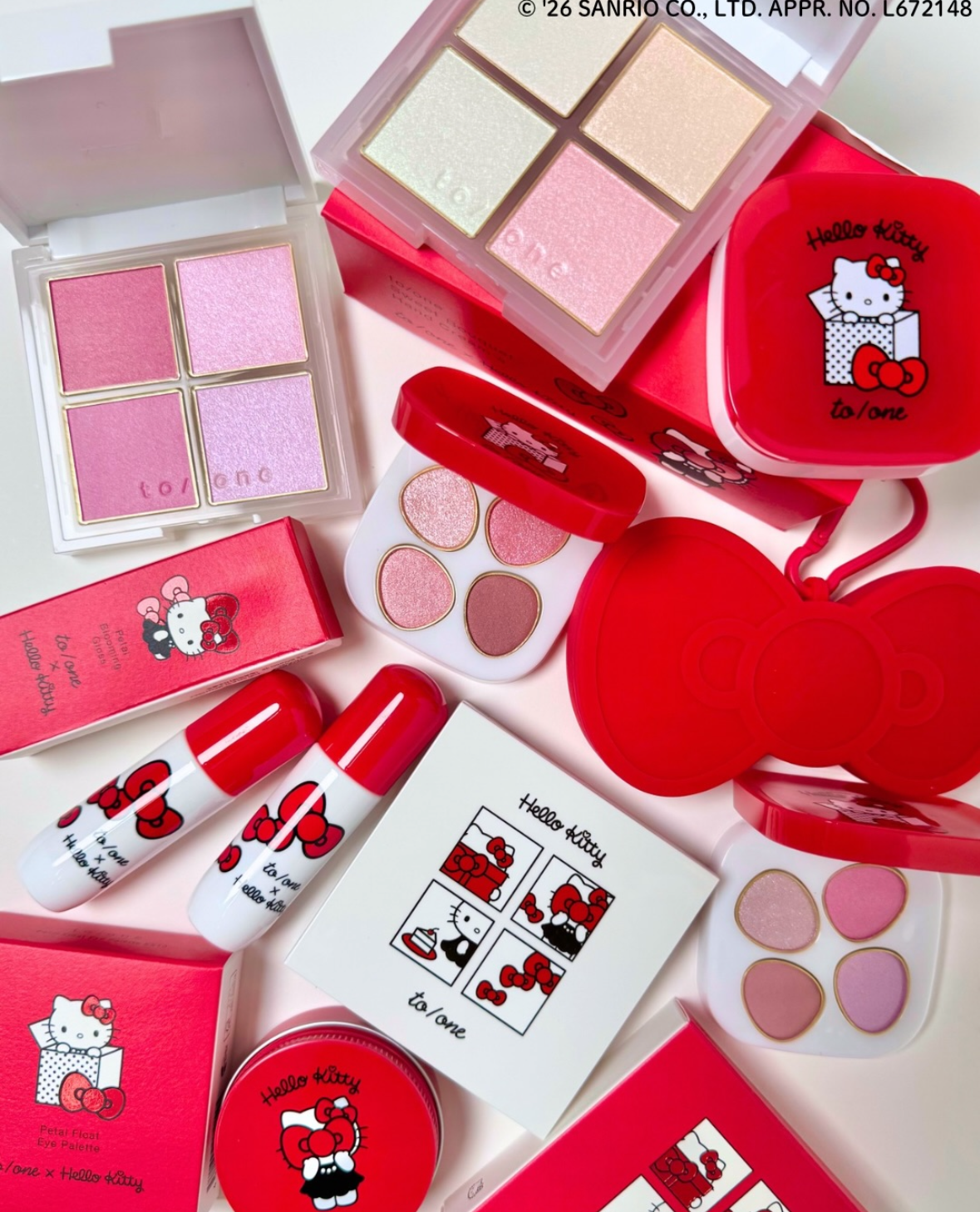 [限定] to/one x Hello Kitty Makeup Collection 2026