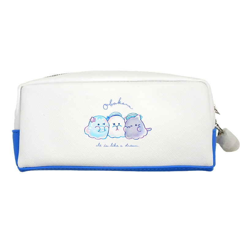 Obakenu Round Zipper Pen Case (Water Play)