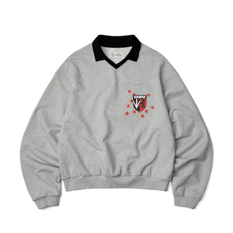 Wall Of Sound - 2:22/“WHO” LEGION FOOTBALL SWEATER - HEATHER GRAY