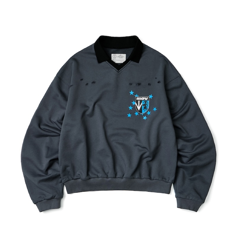 Wall Of Sound - 2:22/“WHO” LEGION FOOTBALL SWEATER - BLUE GRAY