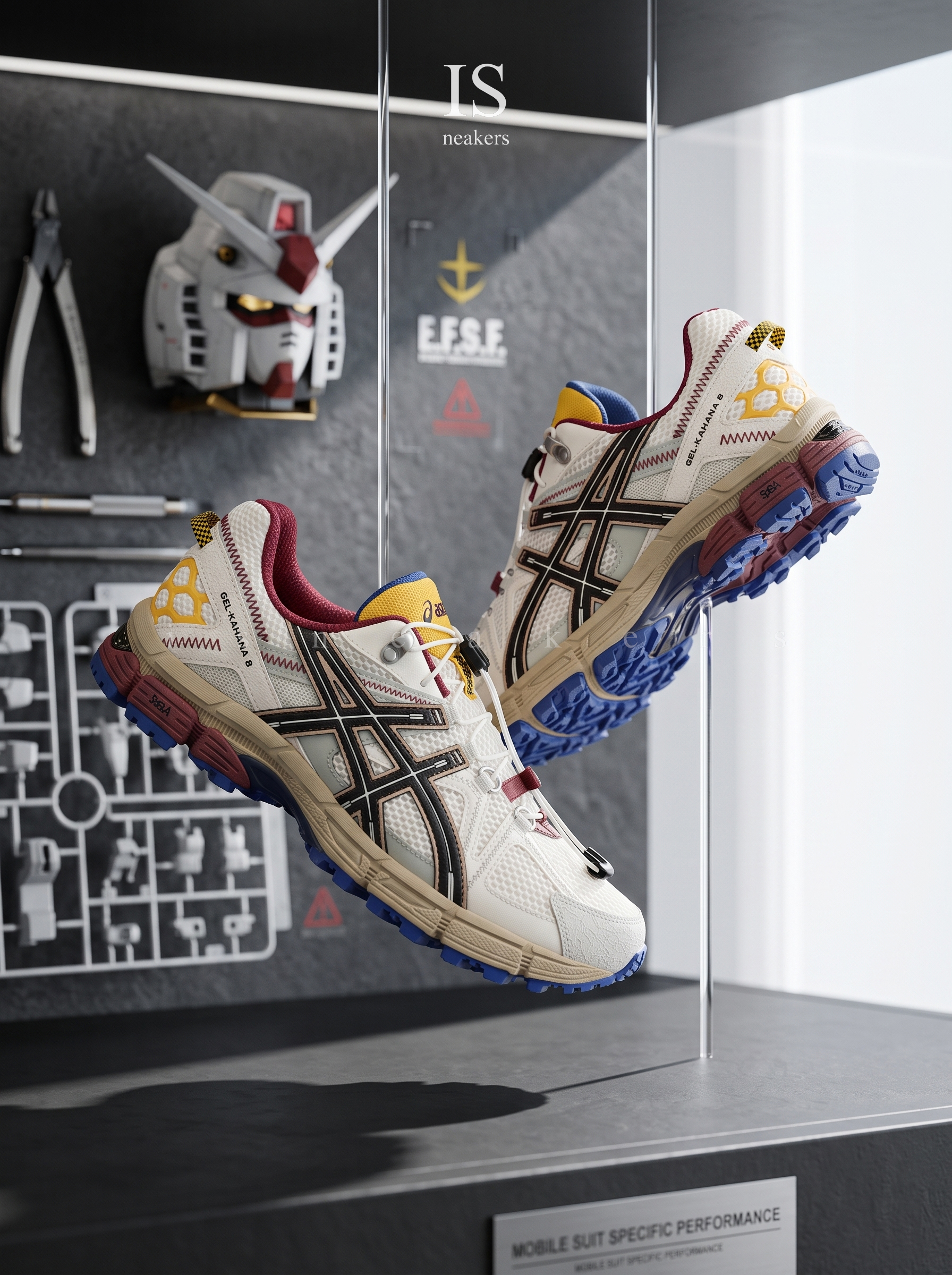 iSNEAKERS｜Asics Gel-Kahana 8 FL "Gundam" 高達配色 1203B031-104