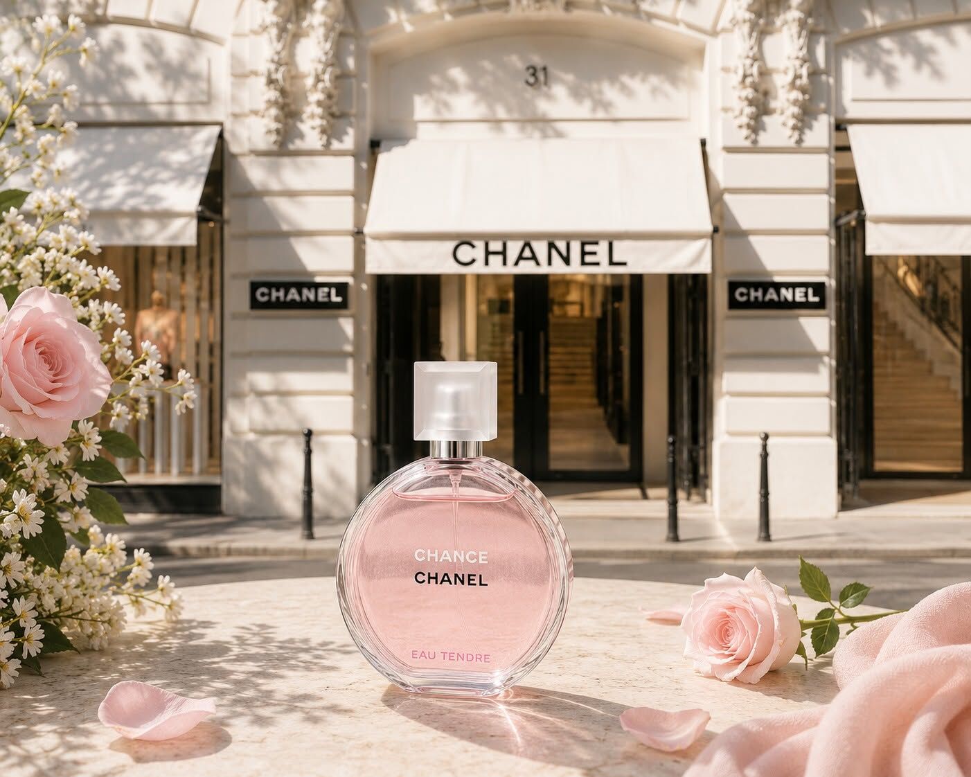 Chanel 香奈兒 Eau Tendre 粉紅甜蜜淡香水 EDT 100ml TESTER (原廠蓋)