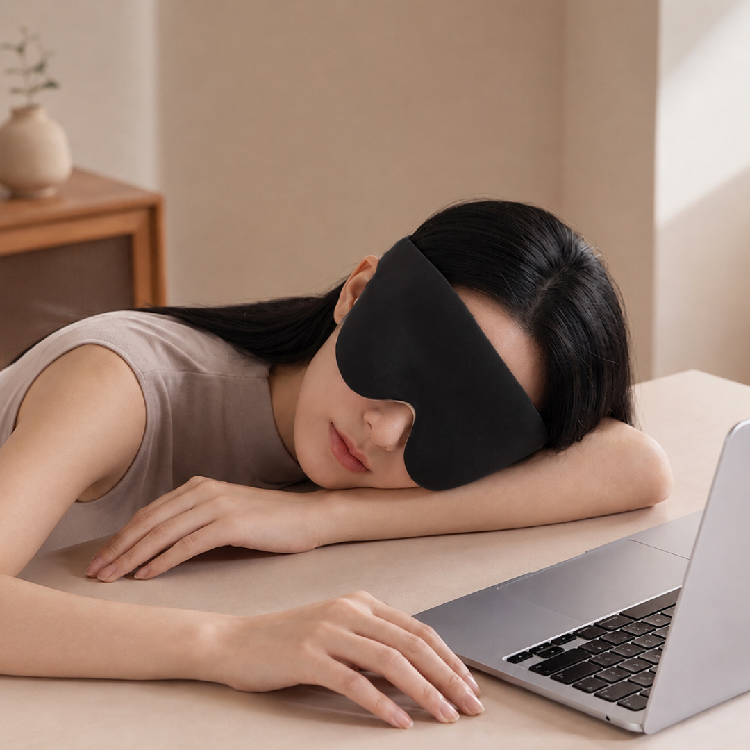 【WSLEEP】Ultra Mask 3D 微壓遮光睡眠眼罩 (寬版) WSL-UM02