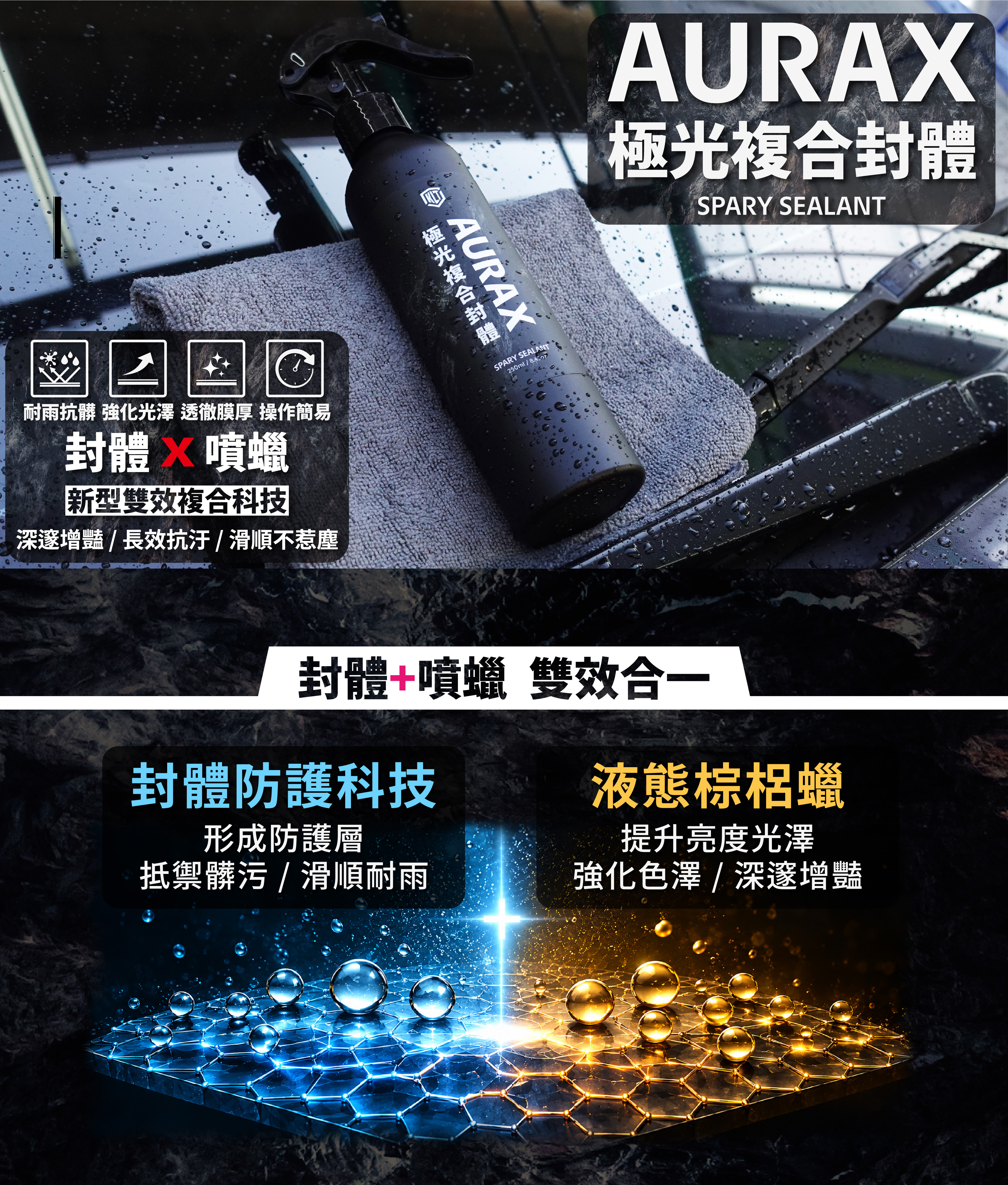 康靈頓極光複合封體噴膜