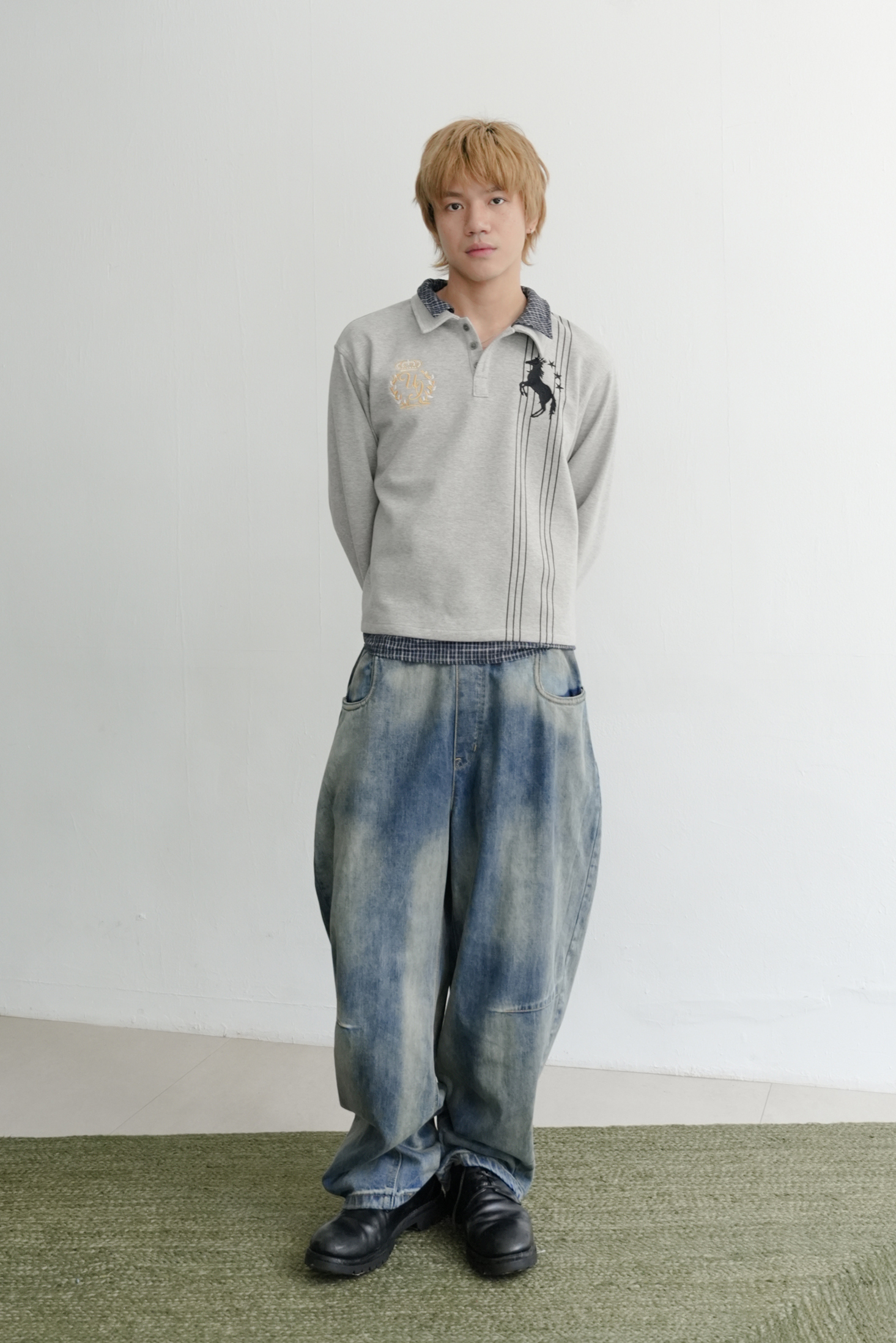 big pocket denim pants #牛仔褲