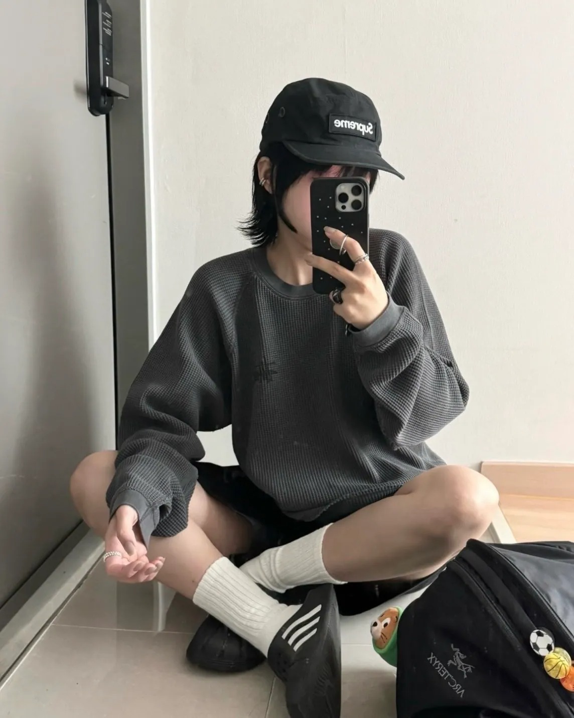 【預購】STUSSY BASIC 華夫格 長袖上衣 3色 SBLBW