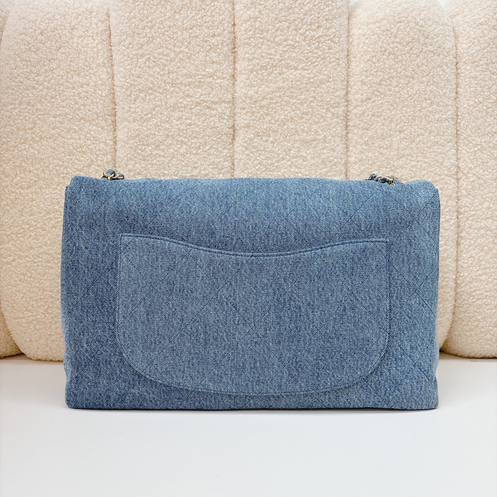 Chanel Souplissimo Maxi Flap Bag - Blue / GHW