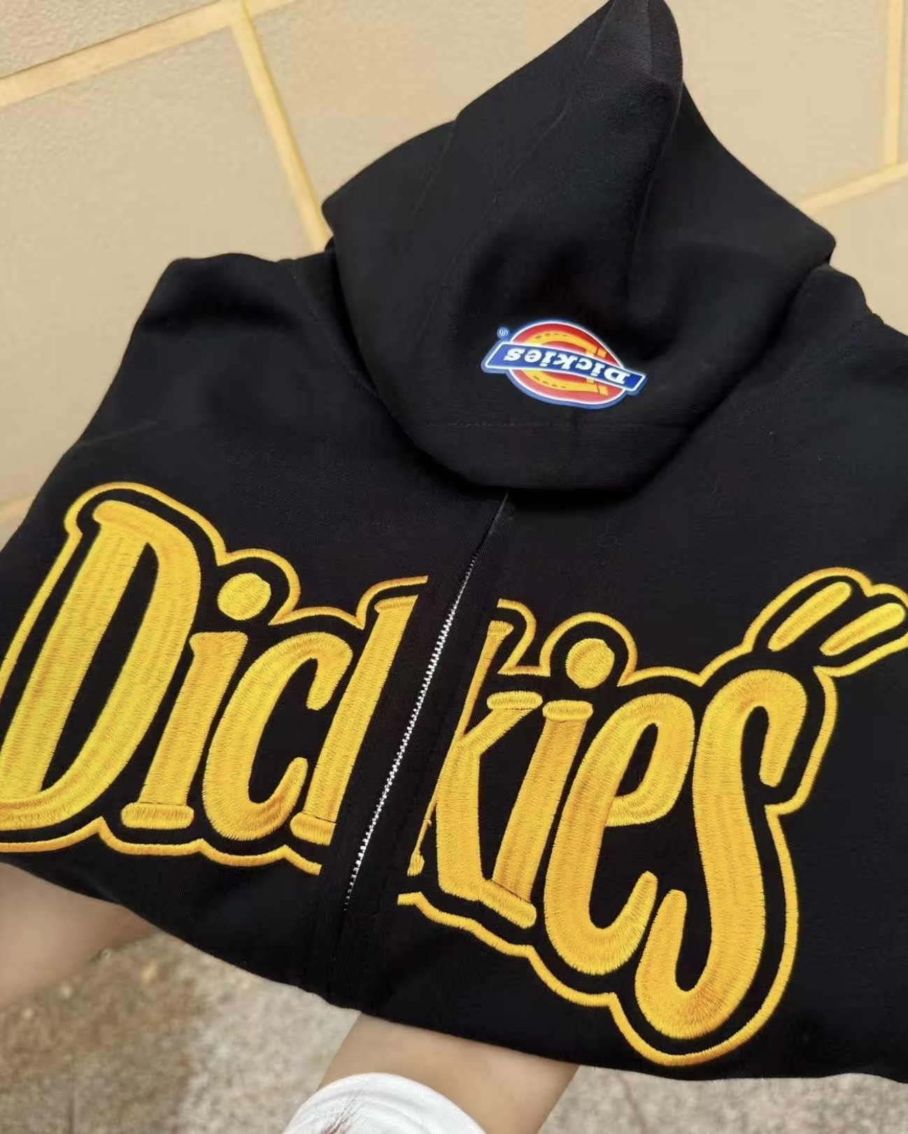 現貨Dickies 萬針刺繡 字母Logo 400G美式 純棉 寬鬆 長袖外套【DKU263NKJ345-MM-BOY】