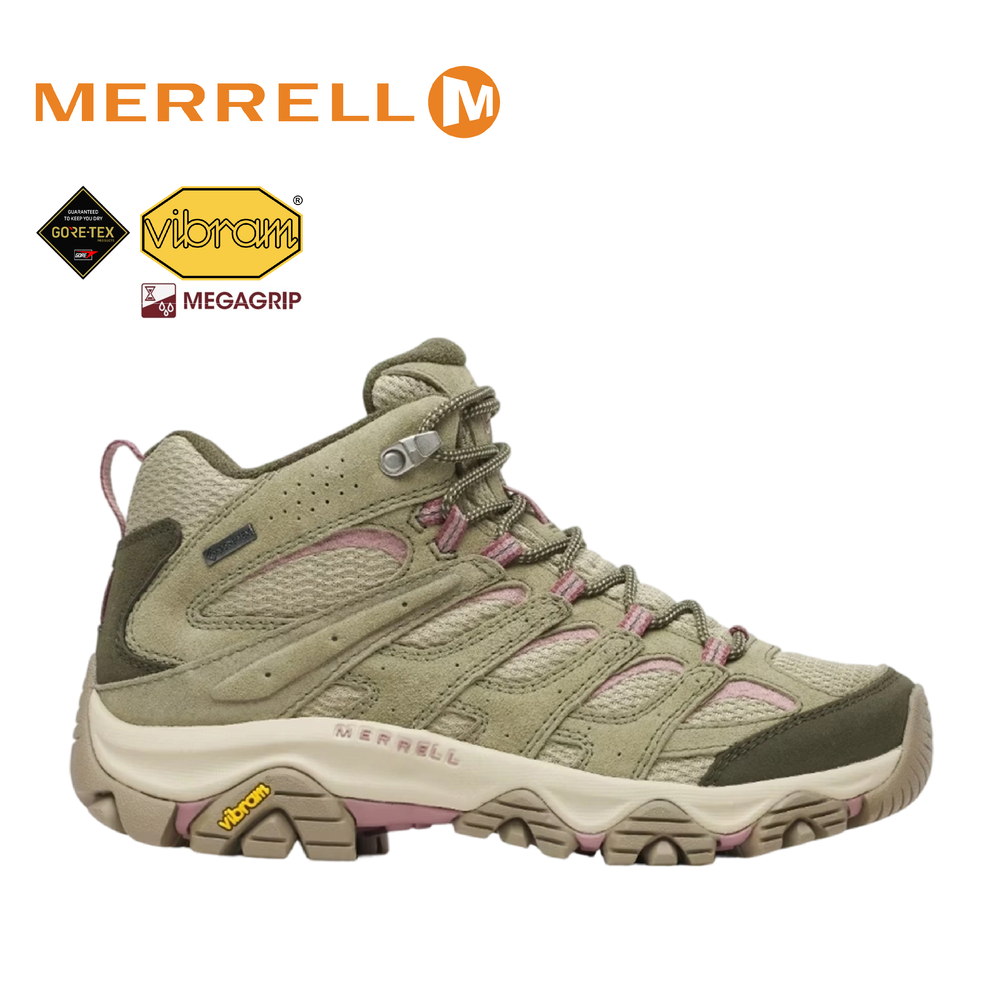 MERRELL 美國 MOAB 3 MID GTX 女款 (淡綠色) 33ML005416
