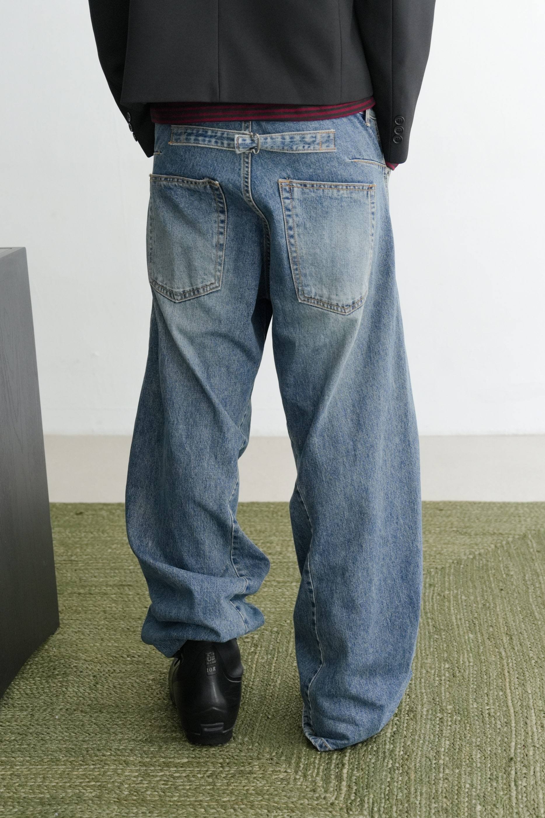 curve adjuster denim pants #牛仔褲
