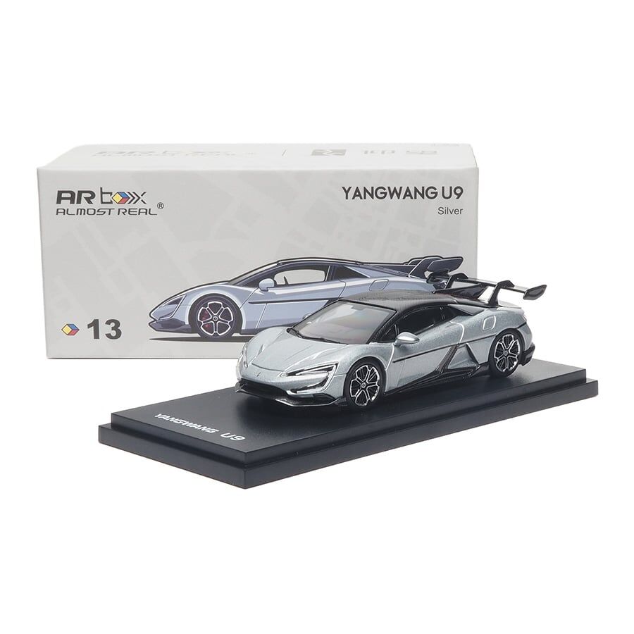 預訂:1/64 Almost Real  #13 Yangwang U9 Silver (691202001 )