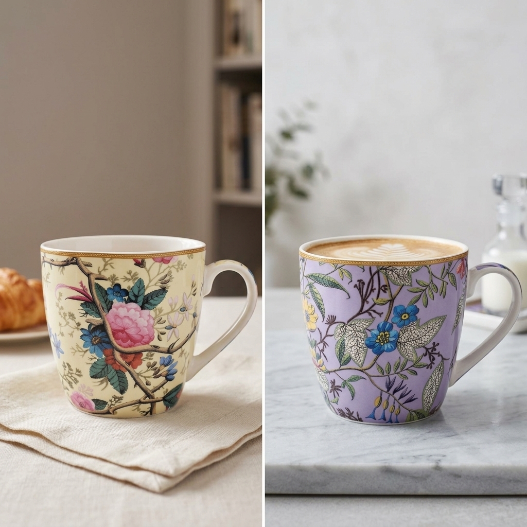 lesserpavey,williammorris,williamkilburn,早餐杯,馬克杯,杯,拿鐵杯,咖啡杯,茶杯,換個角度,換個角度有限公司