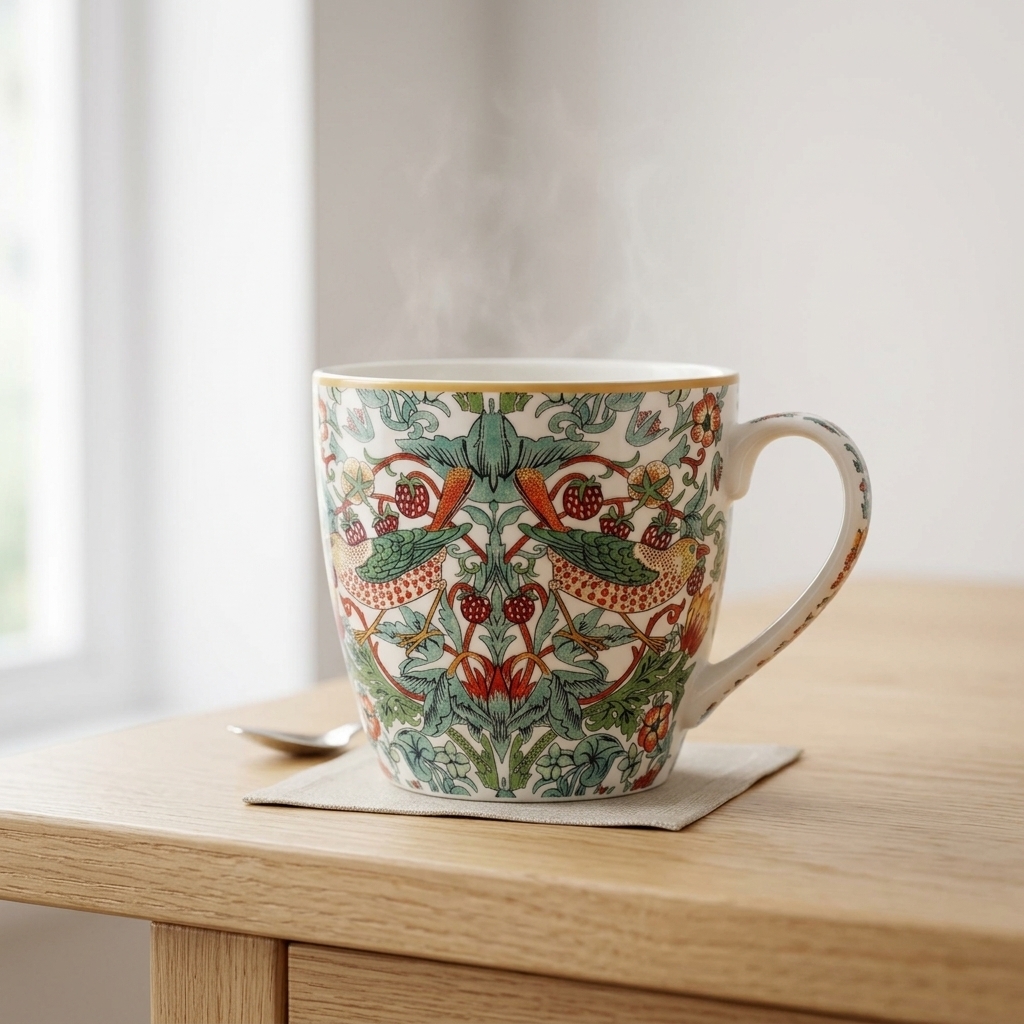 lesserpavey,williammorris,williamkilburn,早餐杯,馬克杯,杯,拿鐵杯,咖啡杯,茶杯,換個角度,換個角度有限公司