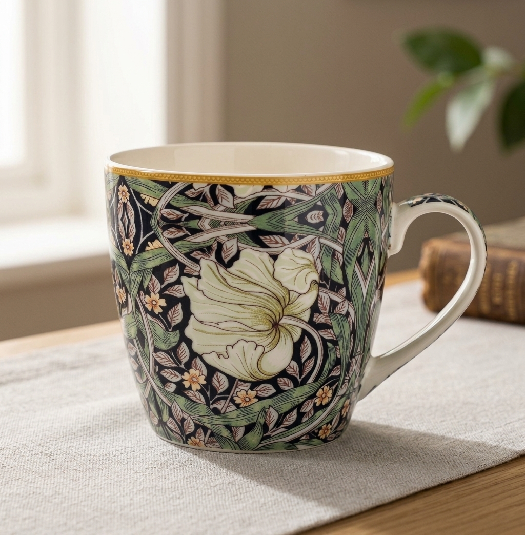lesserpavey,williammorris,williamkilburn,早餐杯,馬克杯,杯,拿鐵杯,咖啡杯,茶杯,換個角度,換個角度有限公司