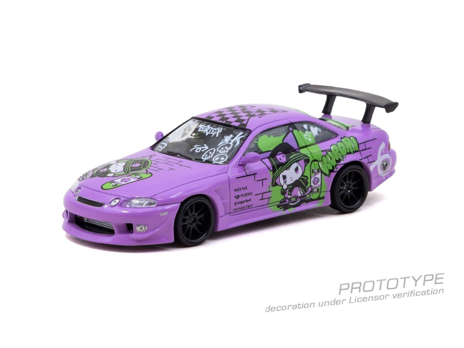 預訂:1/64 TARMAC VERTEX Toyota Soarer JZZ30 Kuromi (T64G-080-KU)