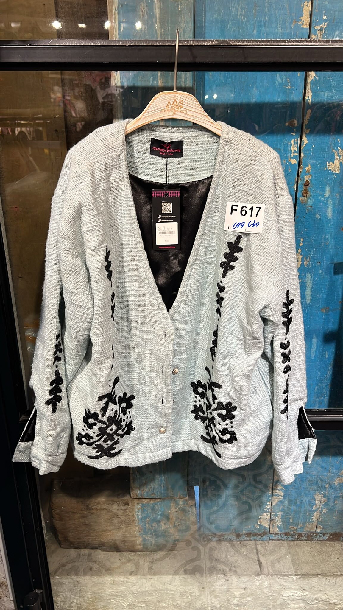 Macrame jacket M3427C3 - F617 (1008live)