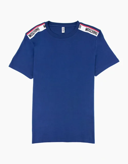 【預購】S100809 Moschino 短袖上衣(藍色)