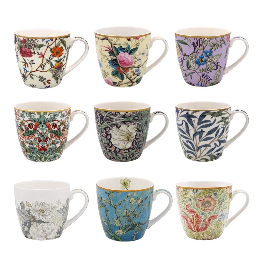 【LESSER & PAVEY 】William Morris 威廉莫里斯｜William Kilburn 威廉基爾本 - 早餐杯系列