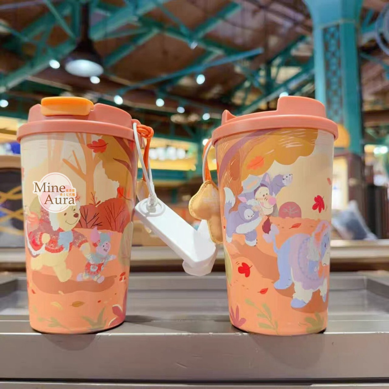 2026 萬聖節 小熊維尼 Winnie the Pooh 圖案 水杯 隨行杯 -上海迪士尼樂園