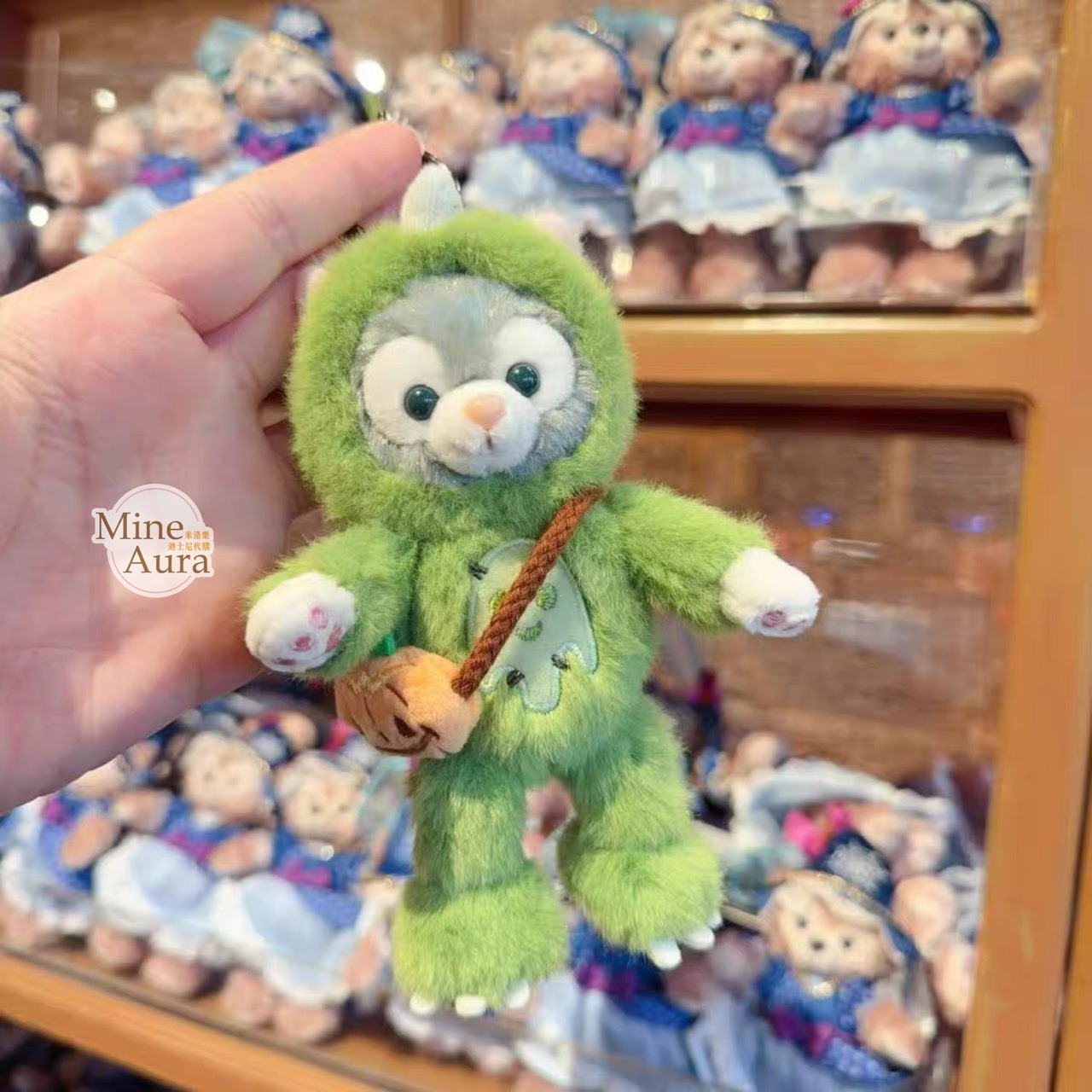 2026 萬聖節 達菲 Duffy 和朋友們 傑拉托尼 畫家貓 Gelatoni 造型 鑰匙圈 吊飾 -上海迪士尼樂園