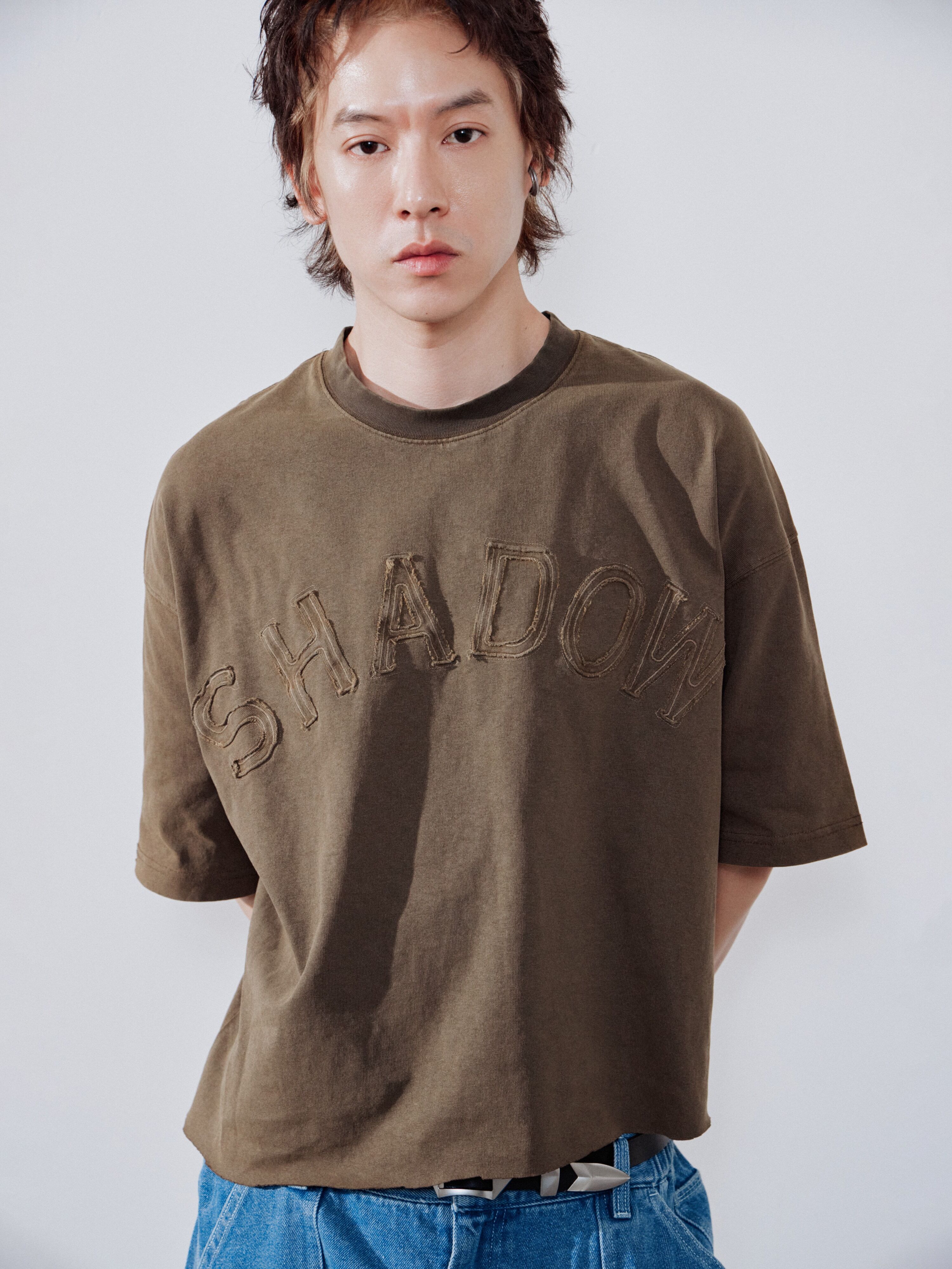 SHADOW Patchwork Washed Tee