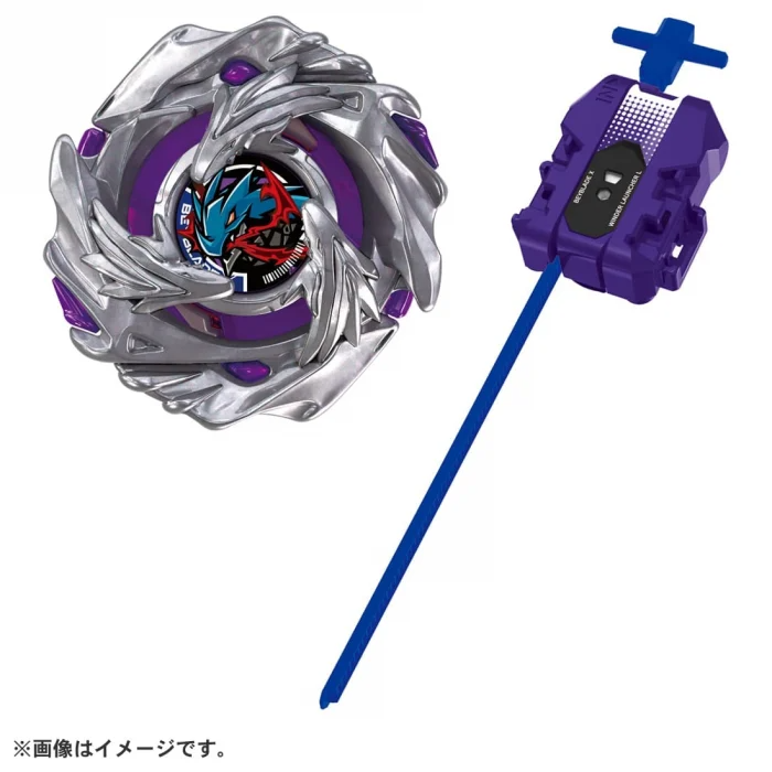 (Set裝) Takara Tomy 爆旋陀螺X - BX-52 輝耀青龍 6-60LC & BX-56 發射器 L