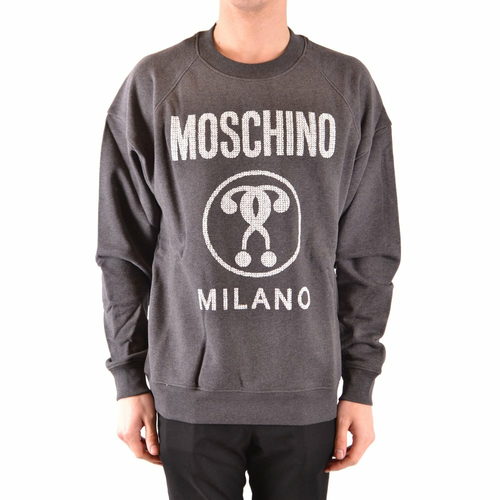 【預購】S100803 Moschino Milano 圓領衛衣(灰色)