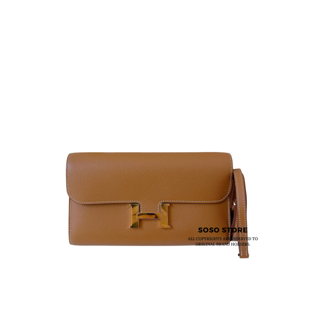 Hermès Constance To Go Wallet - Gold / GHW