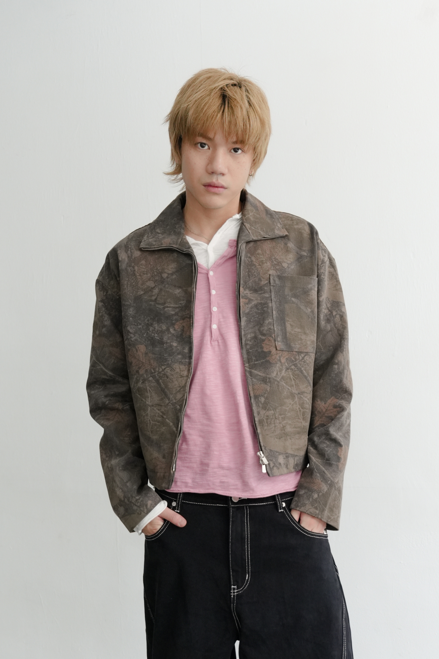 realtree high neck crop jacket #外套