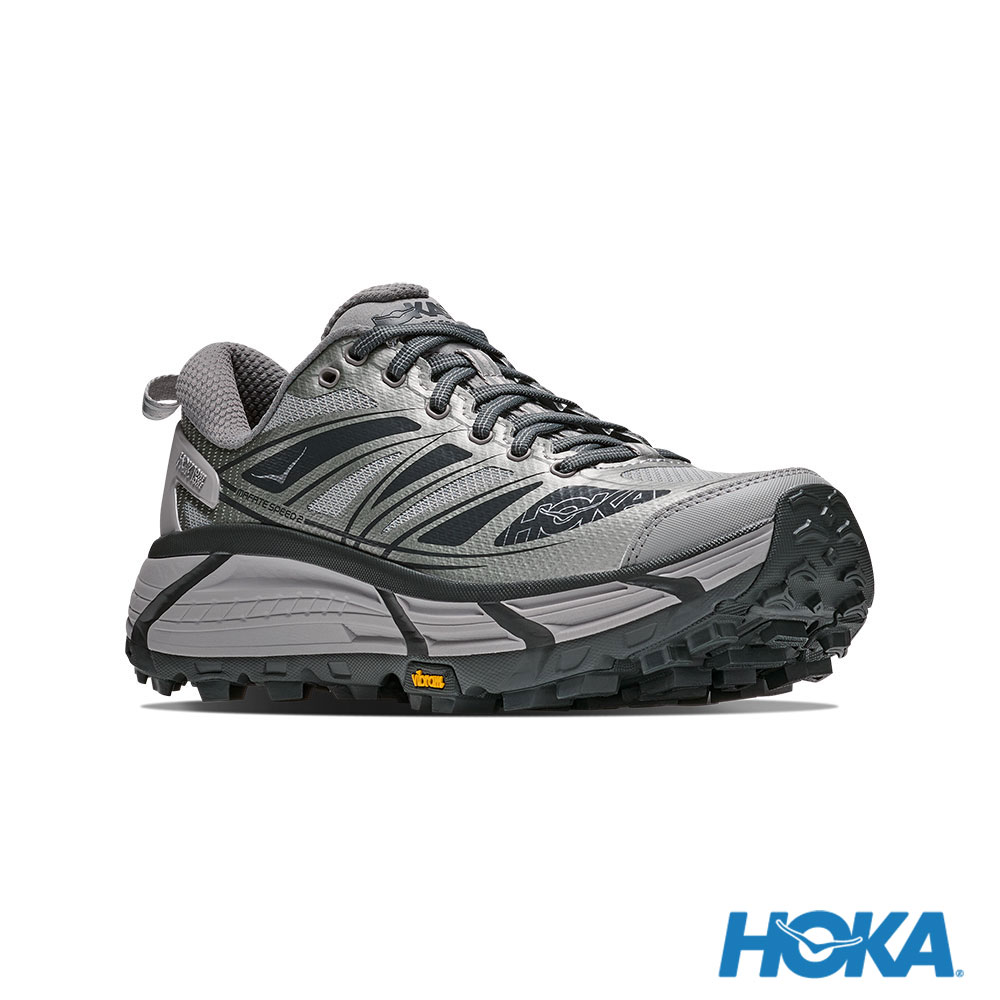 HOKA ONE ONE U Mafate Speed 2 越野鞋 中性款 星球灰/灰黑