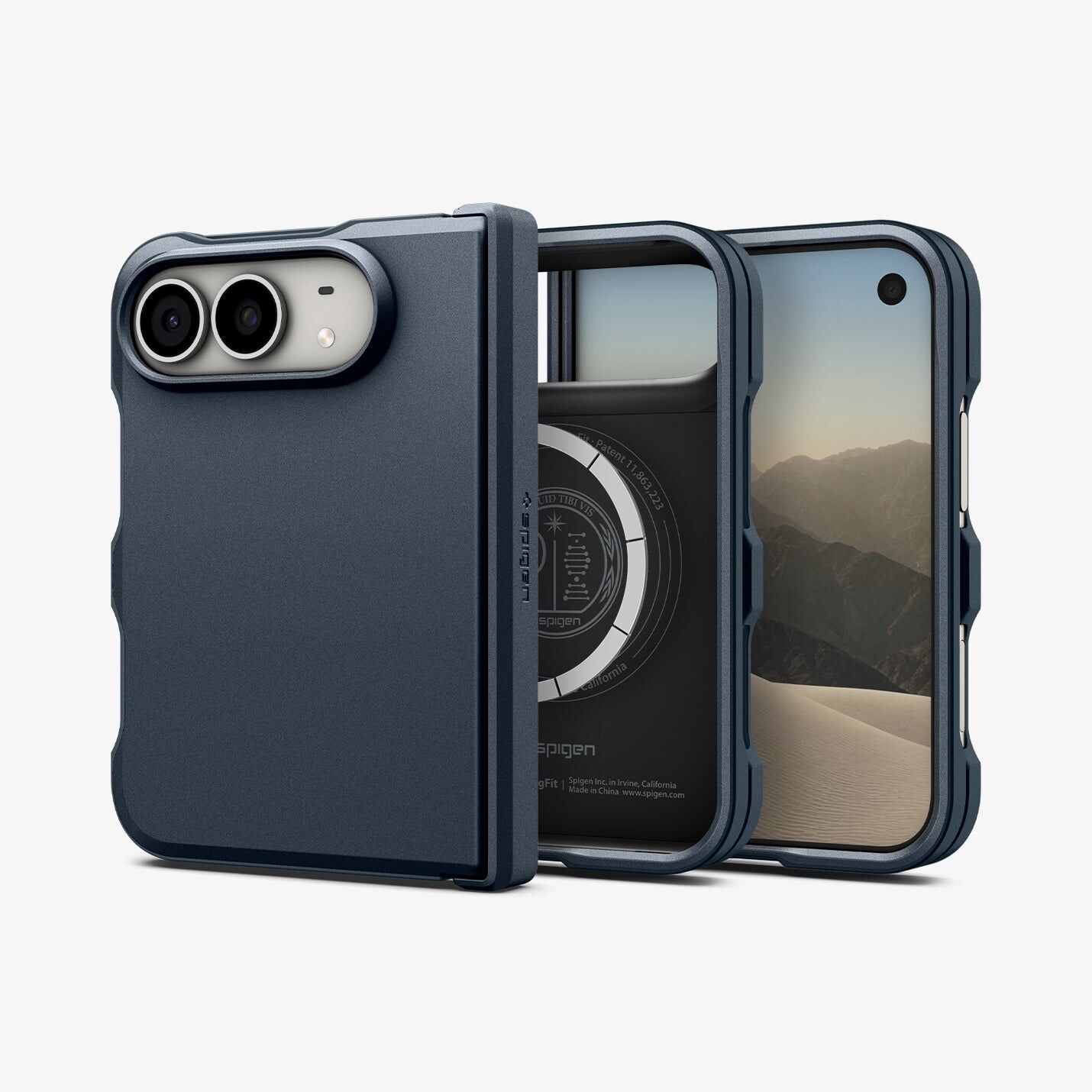 【韓國 Spigen】Tough Armor Pro (Mag Fit) [深鐵灰] iPhone Duo 保護殼 (原裝行貨)