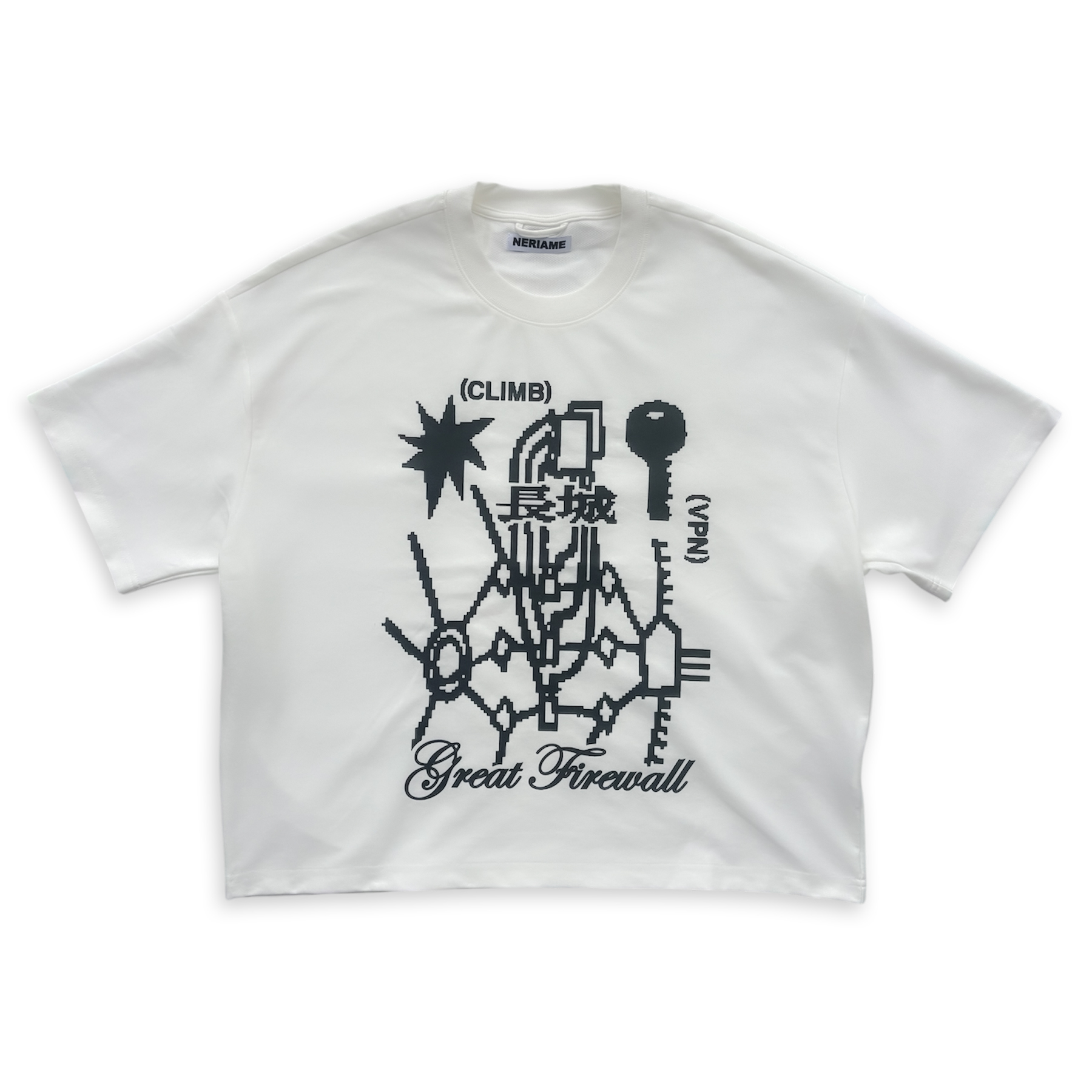 NERIAME - GREAT FIREWALL TEE (WHITE)