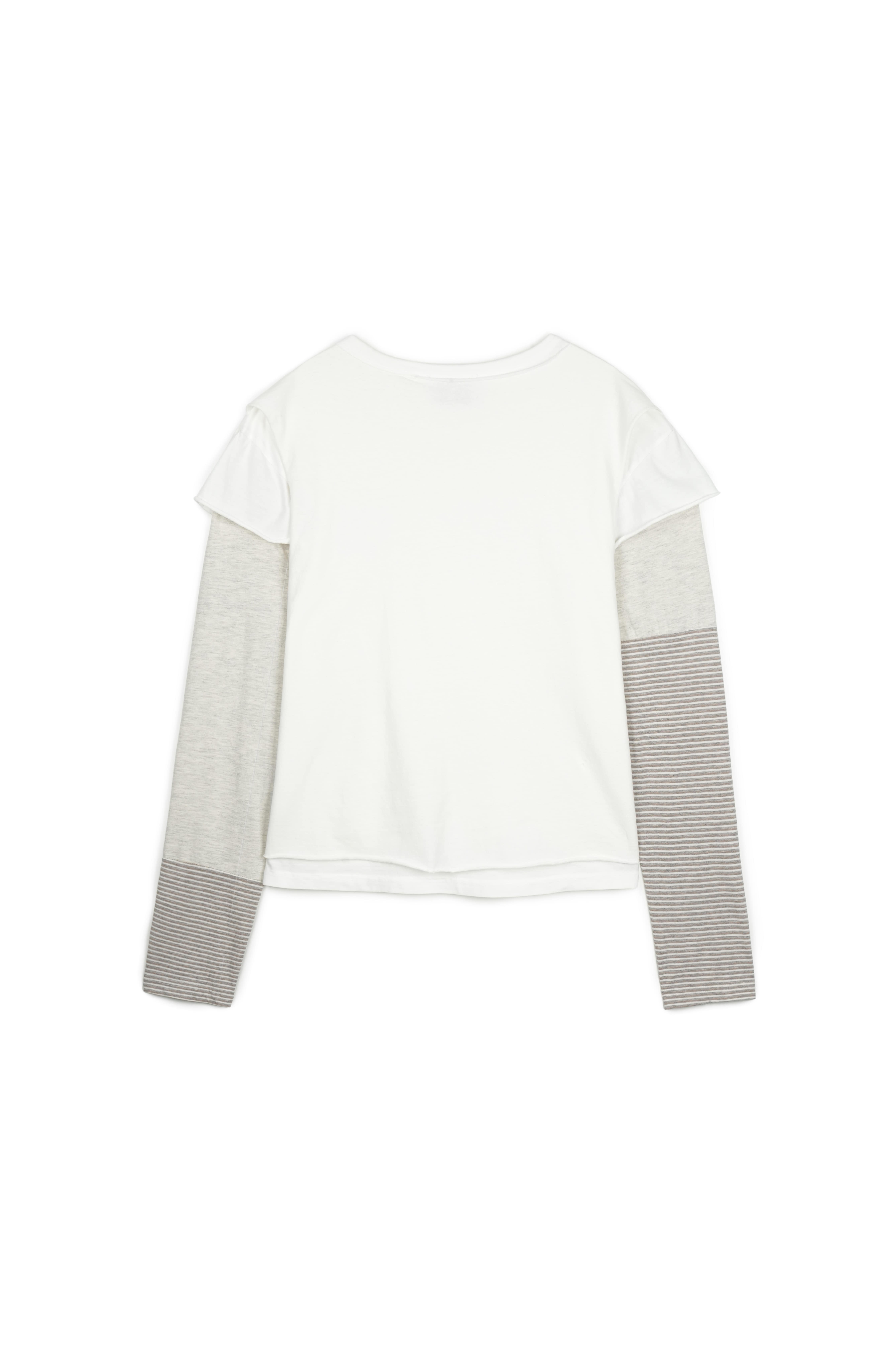 Protocol Index｜Layered Patch Long Sleeve (Ivory)