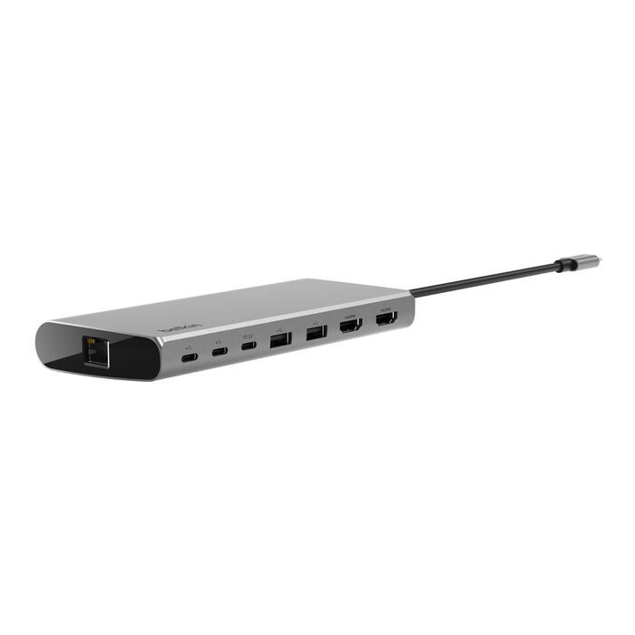 Belkin 8合1 USB-C 雙4K 顯示集線器 - INC015BTSGY