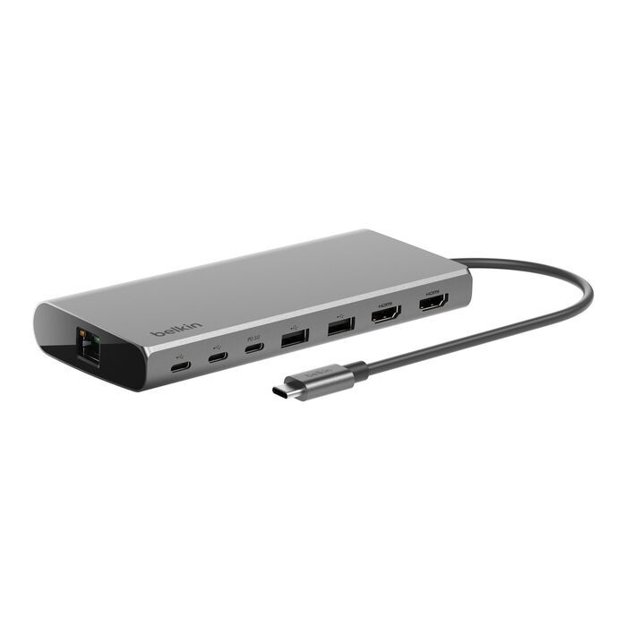 Belkin 8合1 USB-C 雙4K 顯示集線器 - INC015BTSGY