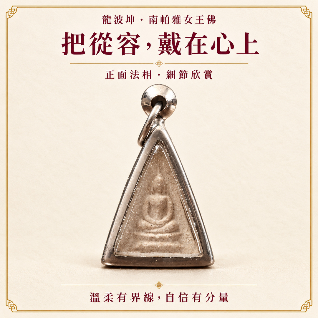 龍波坤南帕雅坤財版佛牌實品照片二