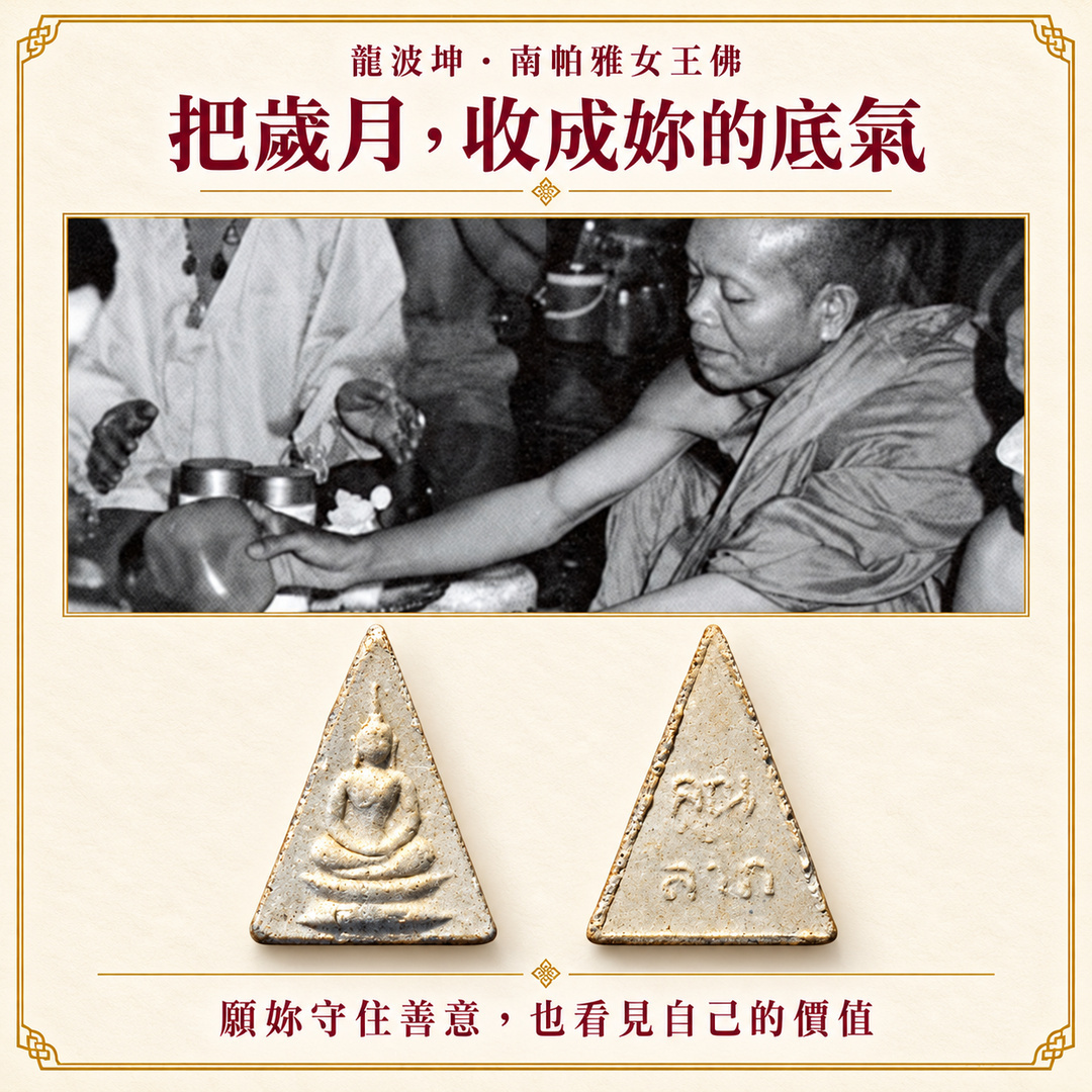 龍波坤南帕雅坤財版佛牌實品照片一