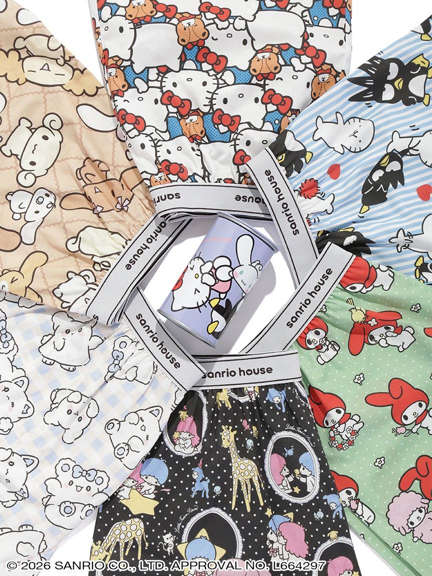 🇯🇵 SANRIO 三麗鷗 秘密收藏 第二彈 短褲 四角褲 鐵盒盲盒 HELLO KITTY 酷企鵝 大耳狗 花丸幽靈 美樂蒂 / 預購