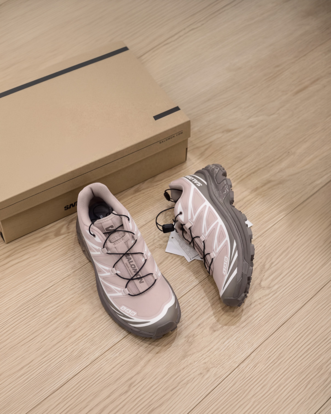 Salomon XT-6 Protective 灰粉 工裝風機能跑鞋