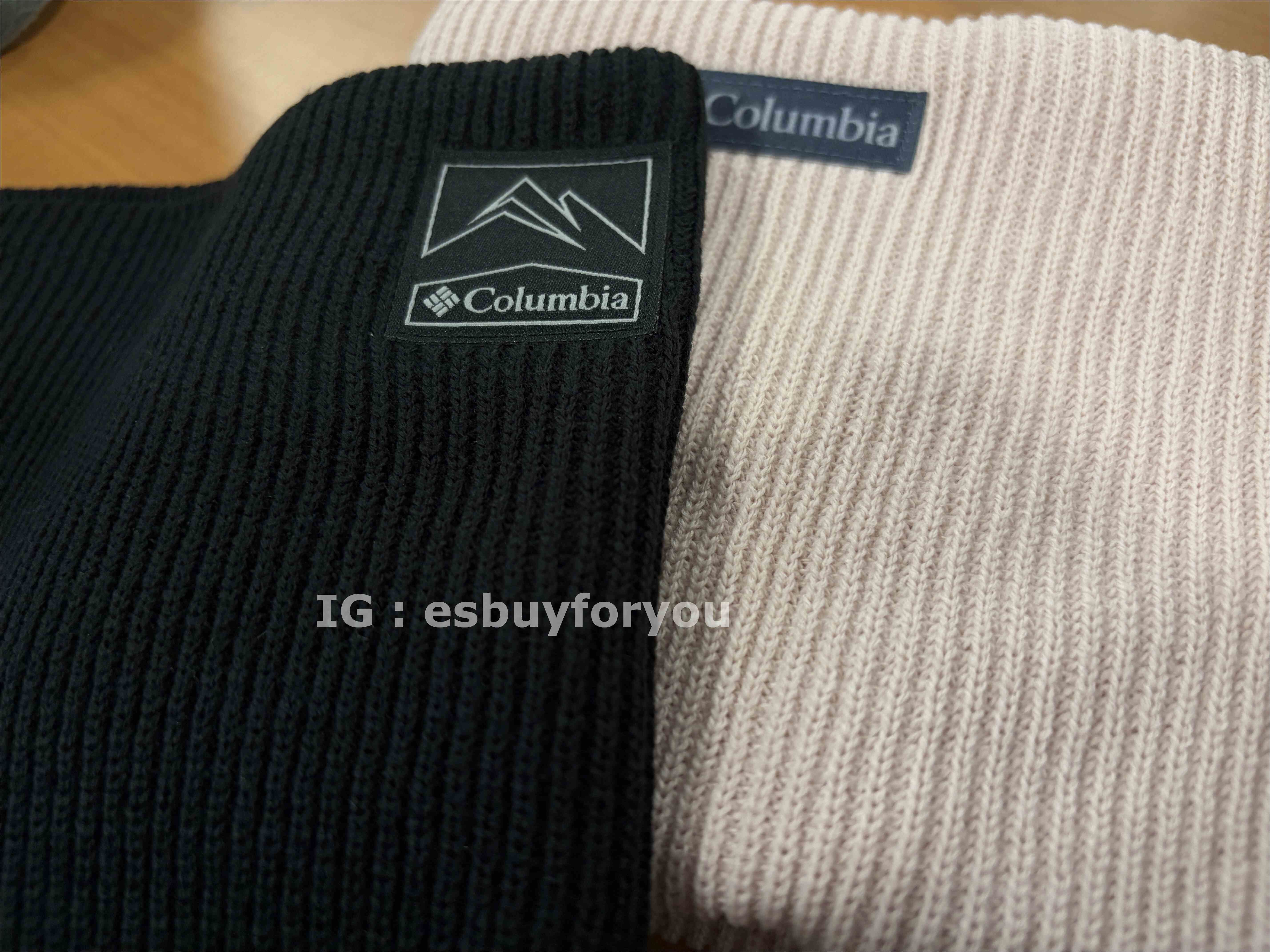 Columbia 大人 粗針織 雙層厚款 脖圍 (2色)