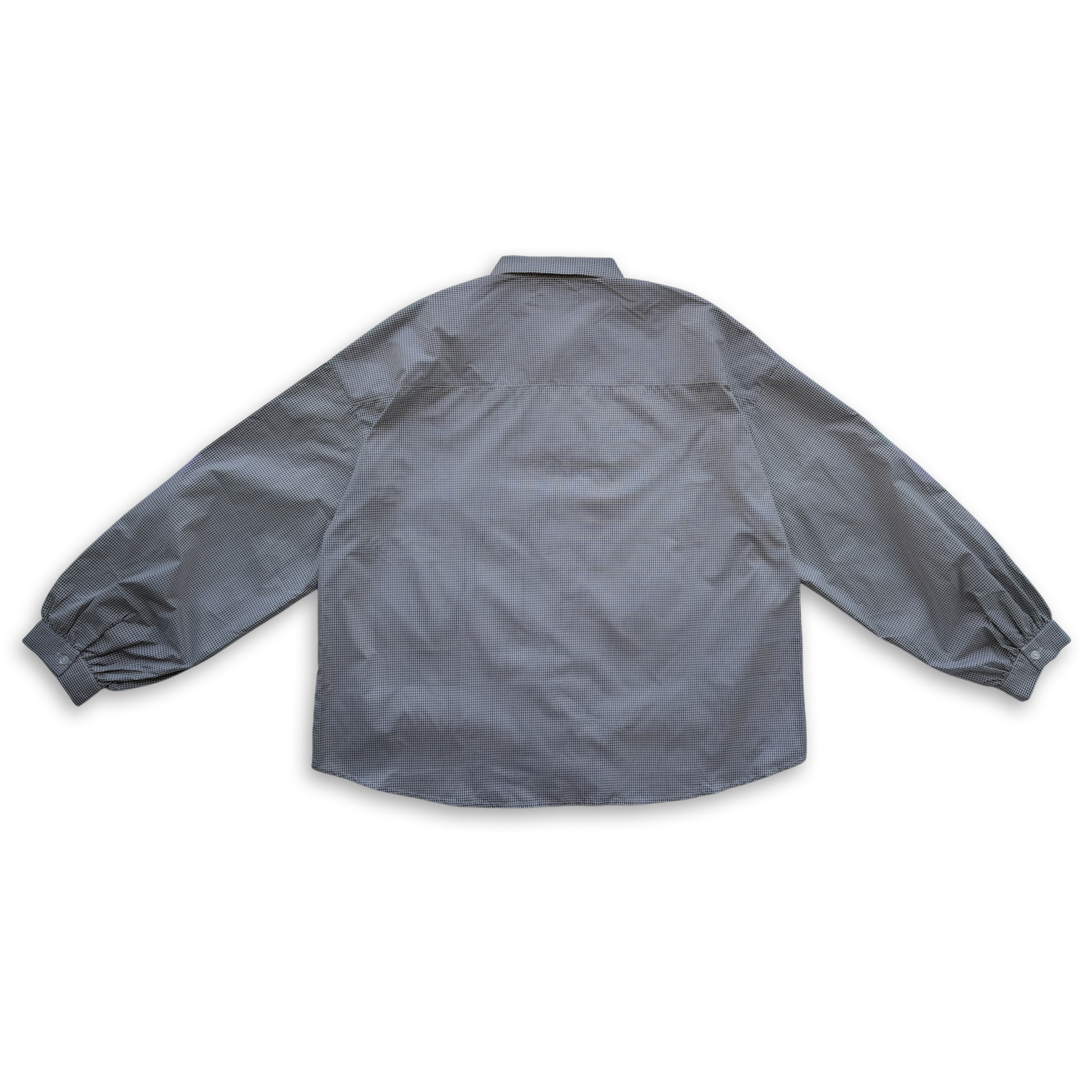NERAME - 2-WAY COLLAR SHIRT (MINI CHECK) L號