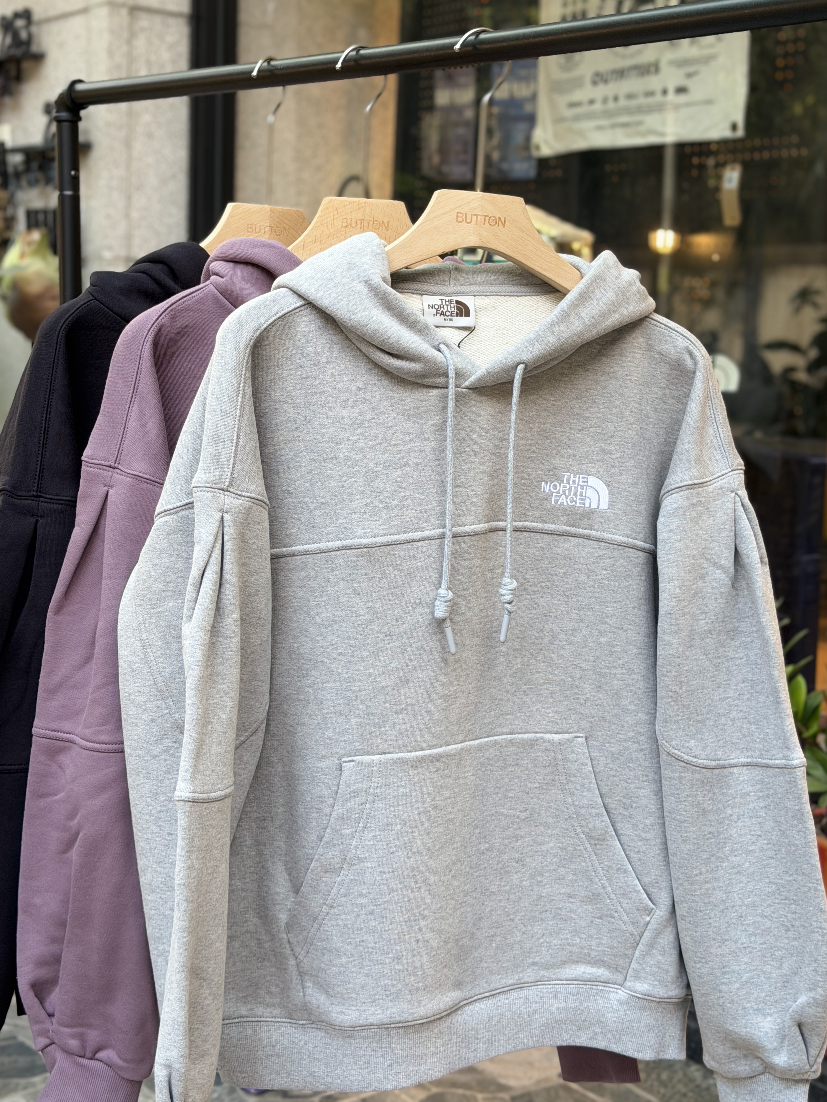 The North Face White Label Edgeline Hood Pullover 北臉 立體剪裁寬鬆連帽tee NM5PS54
