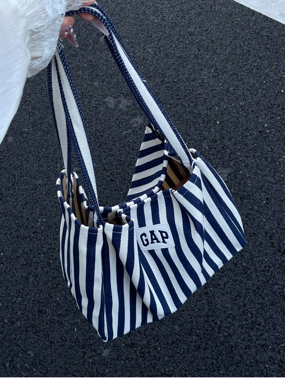 GAP 復古 條紋 撞色 托特包 六色