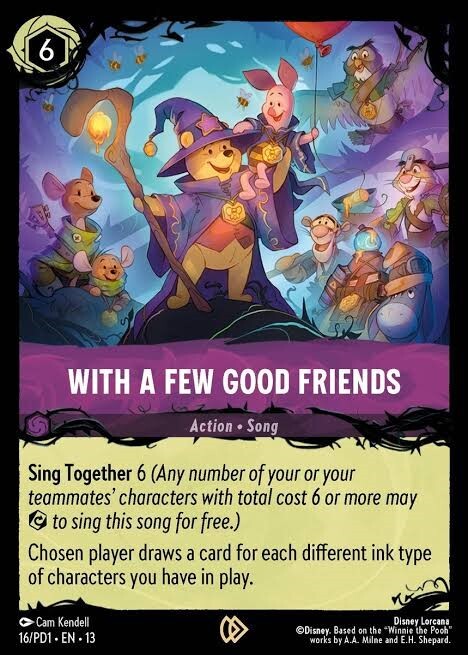 Disney Lorcana Promo - 16/PD1 With a Few Good Friends